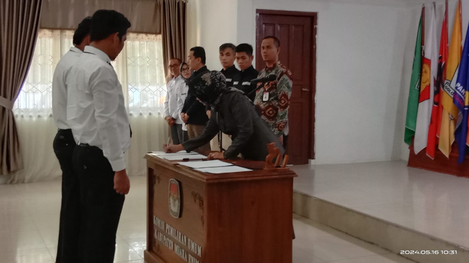 KPUD Kabupaten Muara Enim Lantik 110 Anggota PPK untuk 22 Kecamatan
