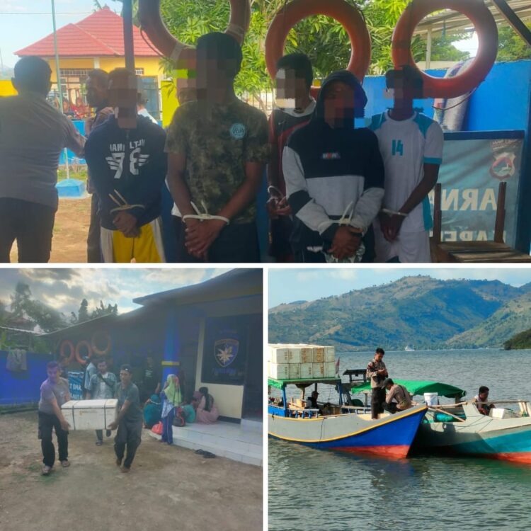 Sat Pol Airud Polres Bima Berhasil Mengamankan 6 Terduga Bondet Sat Pol Airud Polres Bima Berhasil Mengamankan 6 Terduga Bondet