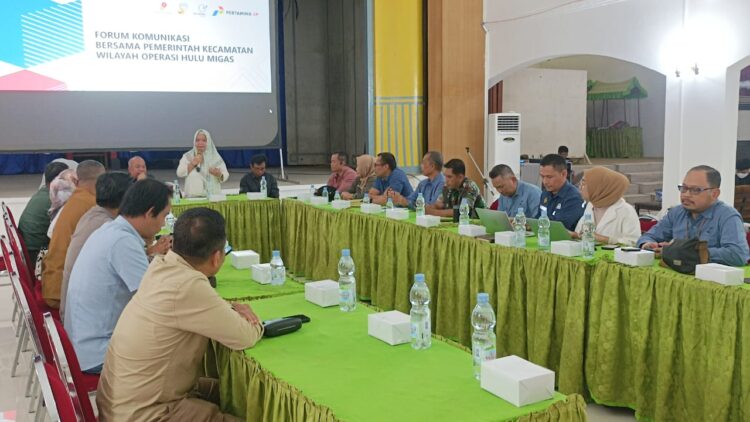 Perkuat Sinergisitas, SKK Migas, Pertamina EP Pendopo Field dan Medco E&P Menggelar Forum Komunikasi Bersama Pemerintah Kecamatan di Wilayah Operasi Hulu Migas Perkuat Sinergisitas, SKK Migas, Pertamina EP Pendopo Field dan Medco E&P Menggelar Forum Komunikasi Bersama Pemerintah Kecamatan di Wilayah Operasi Hulu Migas