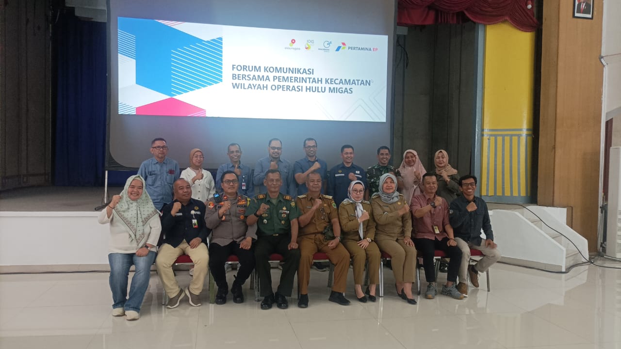 Perkuat Sinergisitas, SKK Migas, Pertamina EP Pendopo Field dan Medco E&P Menggelar Forum Komunikasi Bersama Pemerintah Kecamatan di Wilayah Operasi Hulu Migas