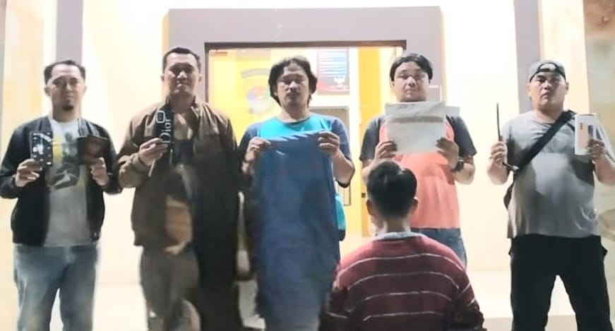 Polsek Kota Agung dan Tekab 308 Presisi Polres Tanggamus Bekuk Pembobol Tiga Toko di Kelurahan Kuripan