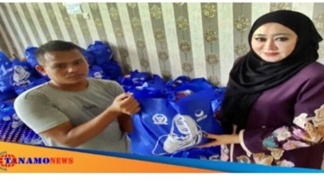 Granita Sumbar Salurkan Bantuan Sembako Korban Banjir Lahar Dingin di Kabupaten Tanah Datar