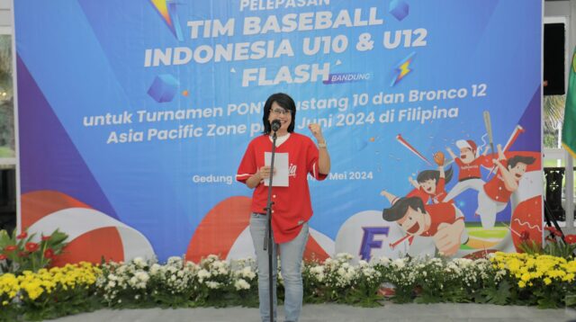 Amanda Soemedi Lepas Tim Baseball Flash Bandung Berlaga di FilipinaJadi wakil Indonesia dalam Turnamen PONY Mustang 10 dan Bronco 12 Asia Pacific Zone
