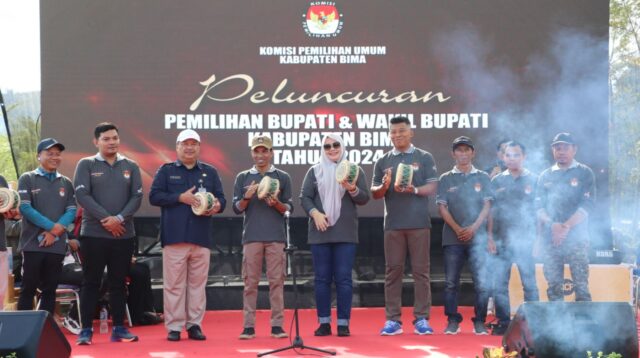 Kapolres Bima AKBP Eko Sutomo S.I.K., M.I.K., Menghadiri Launching Peluncuran Pemilukada Bima