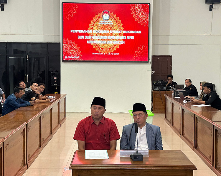 Syarat Belum Mencukupi, Akankah Pasangan Ardiansyah-Muslim Gagal Ikut Kontestasi Pilkada Muara Enim