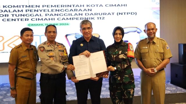 Pemkot Cimahi Dan Instansi Vertikal Kota Cimahi Sepakat Dukung Call Center Cimahi Campernik 112