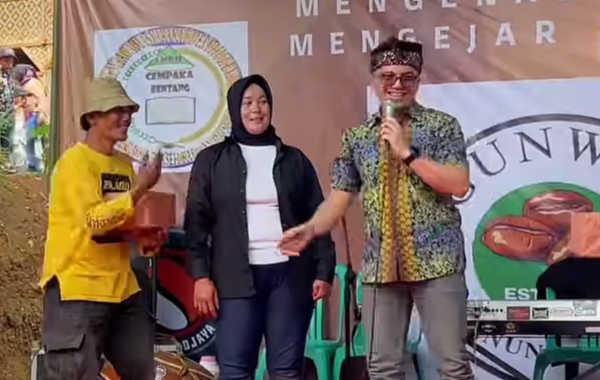 H.Sahrul Gunawan SE, Membuka Acara Festival Budaya Hajat Bumi Gunung Windu
