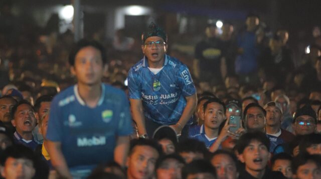 Nobar Final Leg 2 Persib vs Madura United, Bupati Bandung Serukan Doa untuk Palestina