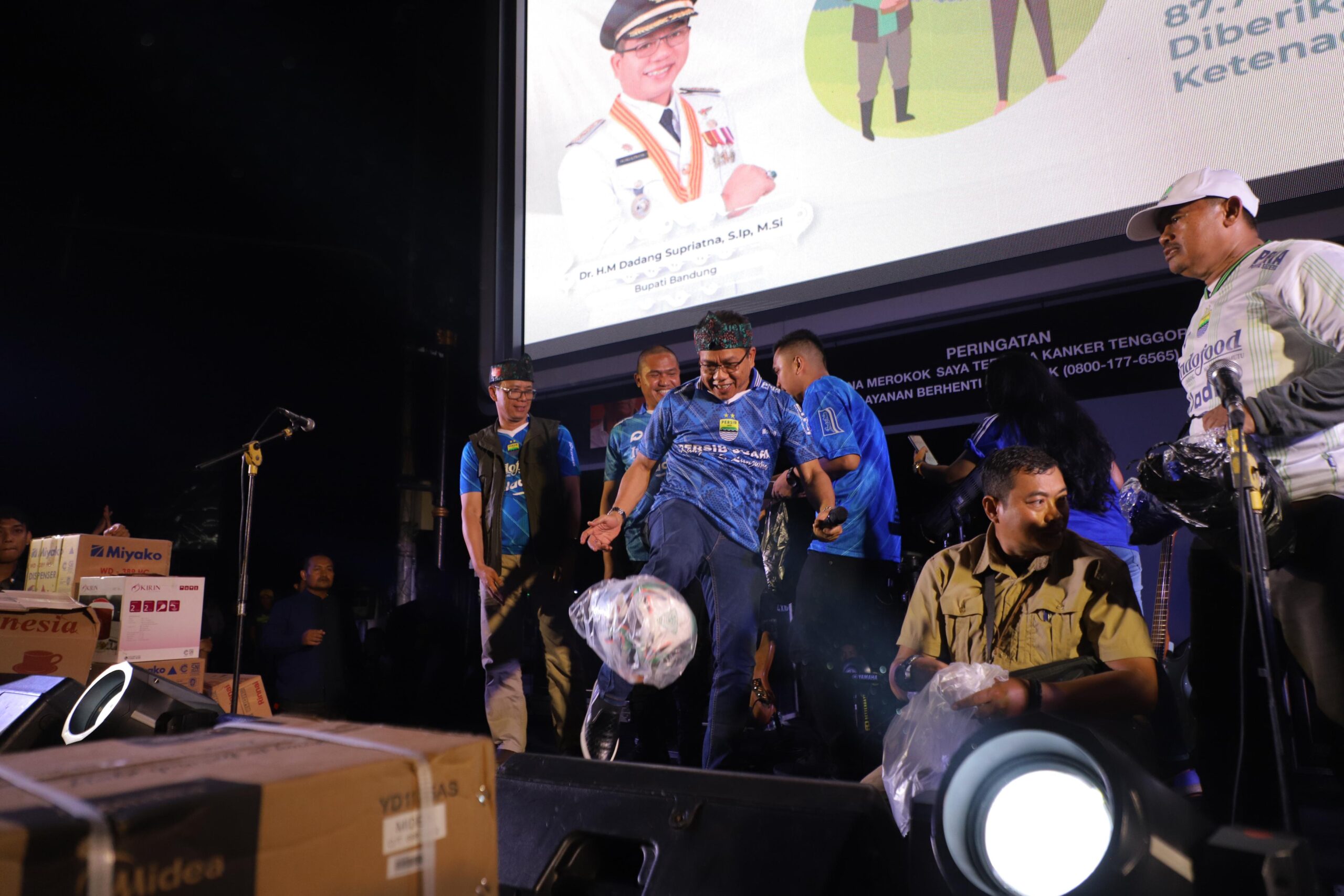 Nobar Final Leg 2 Persib vs Madura United, Bupati Bandung Serukan Doa untuk Palestina