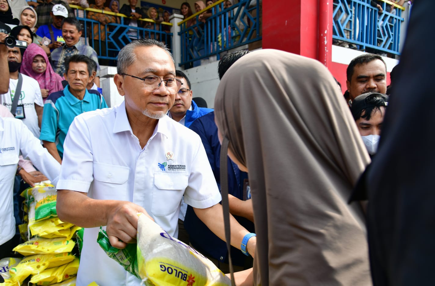 Penjabat Gubernur - Menteri Perdagangan Cek Harga di Pasar Tagog Padalarang