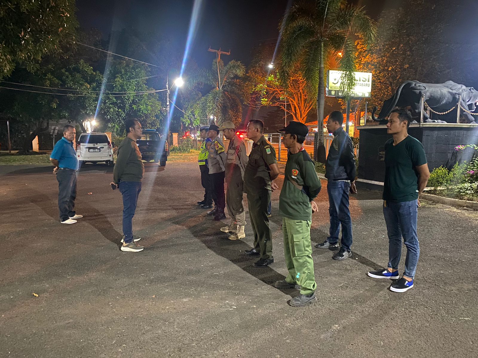 Kapolsek Kotabaru Pimpin Apel KRYD Cegah Beraksinya Para Pelaku Kejahatan di Malam Minggu