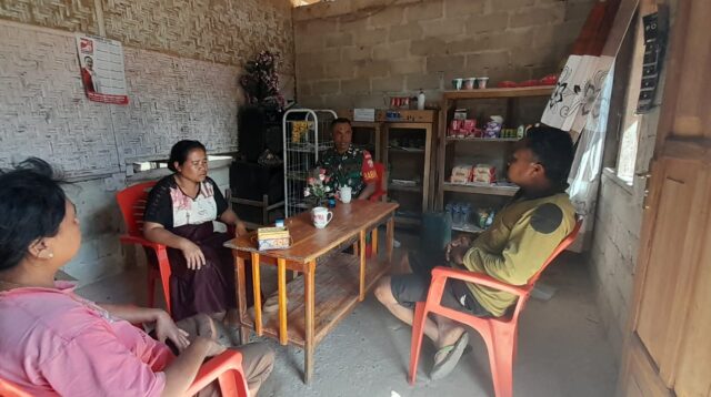 Terus Jaga Hubungan Baik, Babinsa Serda Syamsurijal Laksanakan Komsos Dengan Warga Binaan