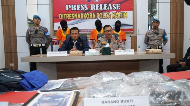 Polda Kaltim Ungkap 10,4 Kilogram Sabu di Kukar