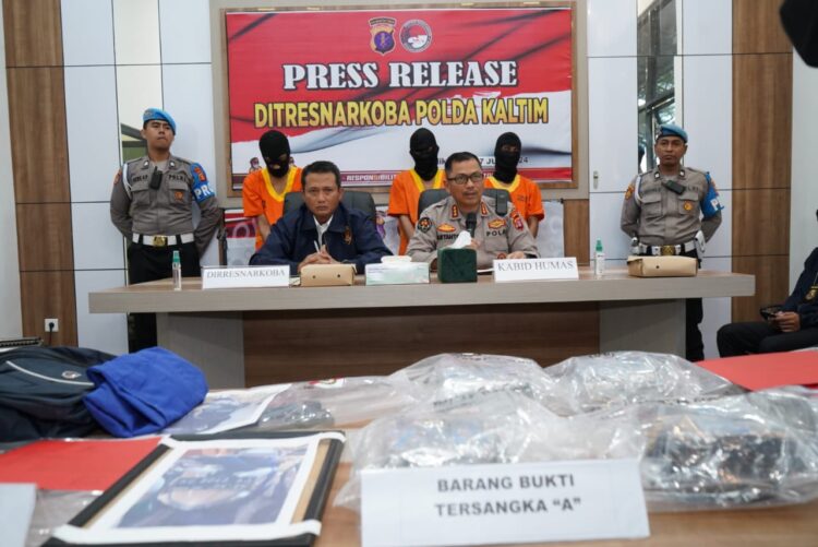 Polda Kaltim Ungkap 10,4 Kilogram Sabu di Kukar