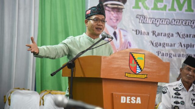 Rembug Bedas, Bupati Dadang Supriatna Sebut Ajang Silaturahmi, Menampung Aspirasi dan Mencari Solusi