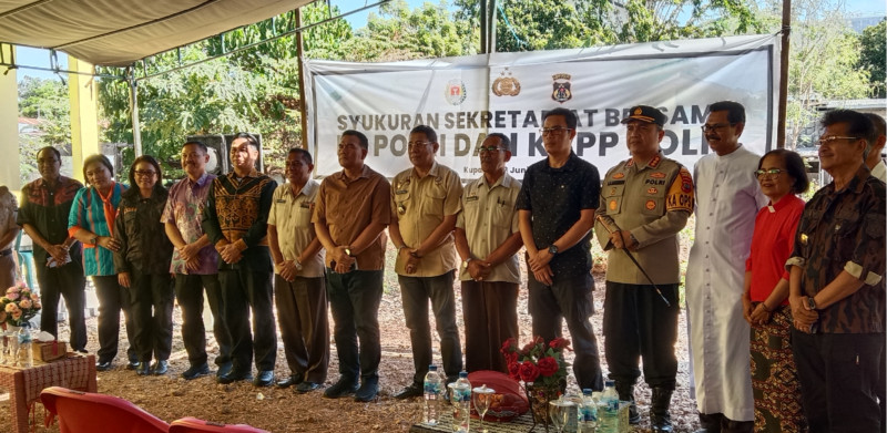 Kapolda NTT Daniel Silitonga, Hadiri Syukuran Bersama PP dan KBPP Polri