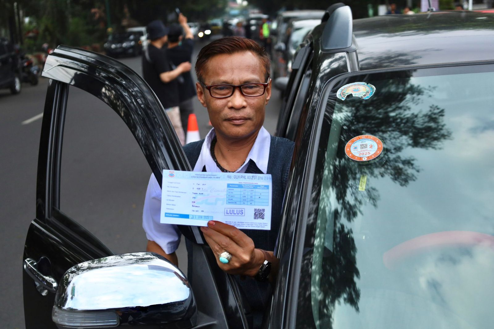 Dinas Lingkungan Hidup Kota Cimahi Kembali Menggelar Uji Emisi Gratis