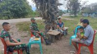 Melalui Komsos, Babinsa Koramil 06/Karera Mengajak Warga Binaan Untuk Memanfaatkan Lahan Kosong