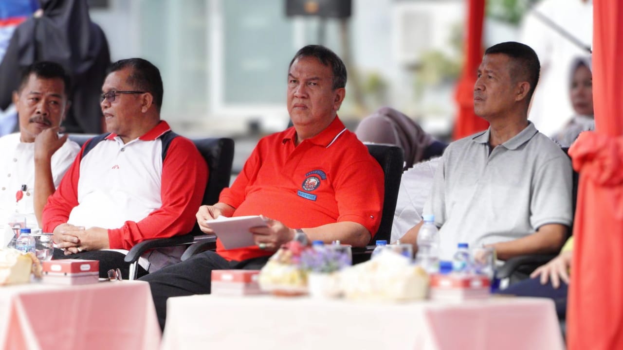 Sambut Peringatan HANI 2024, Pj. Bupati Senam Bersama dan Ajak Berantas Narkoba