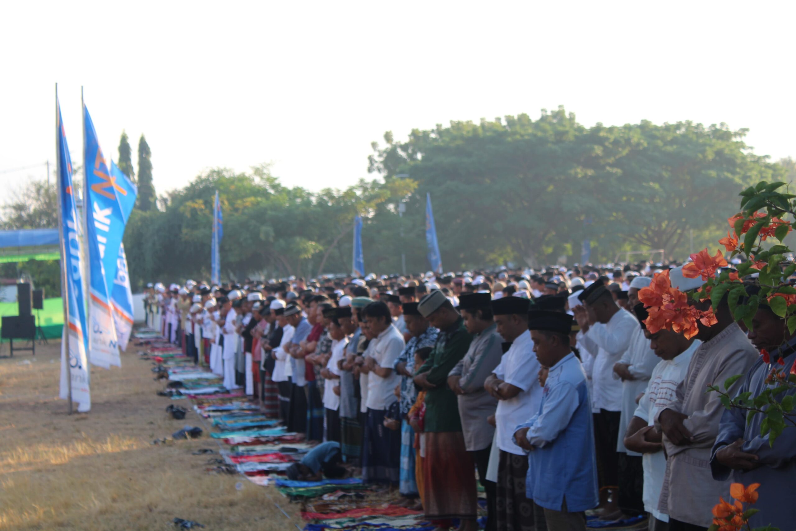 Dandim Bersama Forkopimda Kabupaten Sumba Timur Hadiri Sholat Idul Adha