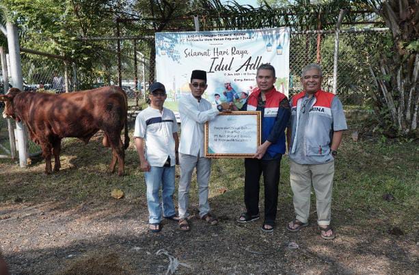 Wujud Syukur, PT Pertamina Hulu Rokan Zona 4 Tebar Kurban Idul Adha di Wilayah Kerja Perusahaan