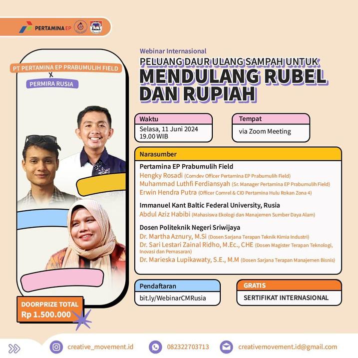 PT Pertamina EP Prabumulih Field Gelar Seminar Internasional bersama Permira dan Akademisi Politeknik Negeri Sriwijaya