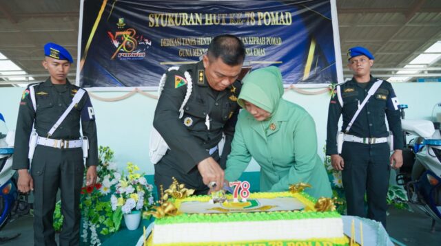 Acara Syukuran HUT ke 78 Pomad Tahun 2024 di Denpom IX/1 Kupang