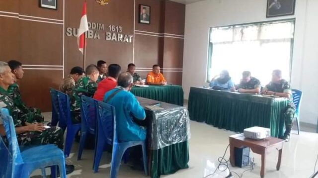 Dandim Rapat Siaga Darurat Bencana Kekeringan Di Wilayah Teritorial Kodim 1613/Sumba Barat