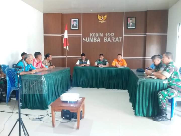 Dandim Rapat Siaga Darurat Bencana Kekeringan Di Wilayah Teritorial Kodim 1613/Sumba Barat