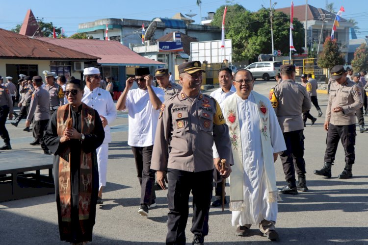 Polres Sumba Barat Gelar Doa Lintas Agama Jelang Hari Raya Bhayangkara ke-78