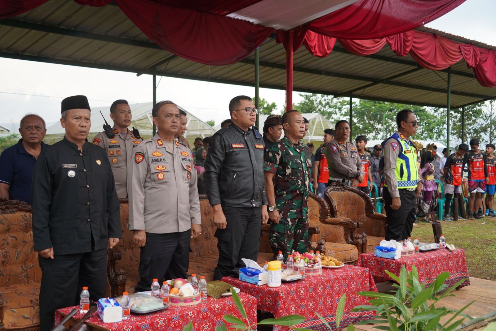 Kapolres Tasik Kota Buka Turnamen Bola Voli Putra dan Putri, Sambut Hari Bhayangkara 78