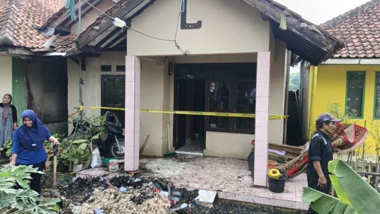 Polres Tasik Kota Usut Kebakaran Rumah Yang Tewaskan Pemiliknya di Jamanis