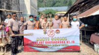 Personil Polsek Wewewa Barat Giat Bakti Sosial Bersihkan Pasar Sambut HUT Bhayangkara Ke-78 Tahun