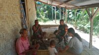 Melalui Komsos, Babinsa Koramil 04/Tabundung Memberikan Himbauan Keamanan Ketertiban Masyarakat Di Wilayah Binaan