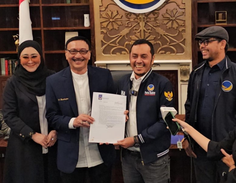 DPP Partai NasDem Berikan Rekomendasi Untuk Hendrajoni Sebagai Balon Bupati Pessel