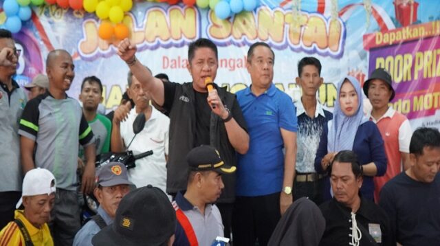 Bacalon Wakili Gubernur Sumsel Cik Ujang Hadiri Hari Jadi Desa Tegal Rejo