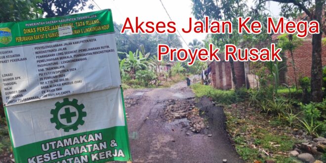 Jalan di Desa Mandalamekar Rusak Akibat Dilintasi Alat Berat, Warga Menuntut Pihak CV. Abadi Tani Bertanggungjawab