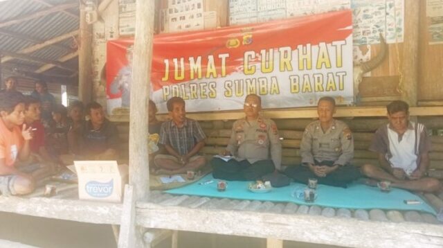 Polres Sumba Barat Gelar Kegiatan Jumat Curhat Bersama Masyarakat