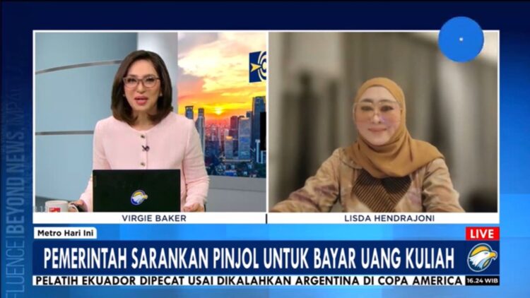 Terkait Bayar UKT Mahasiswa Pakai Pinjol, Lisda Hendrajoni: Jangan Bebankan Mahasiswa Apalagi Jangka Panjang