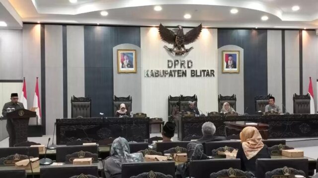 DPRD Kabupaten Blitar Gelar Paripurna Penyampaian Laporan Hasil Pansus RPJPD