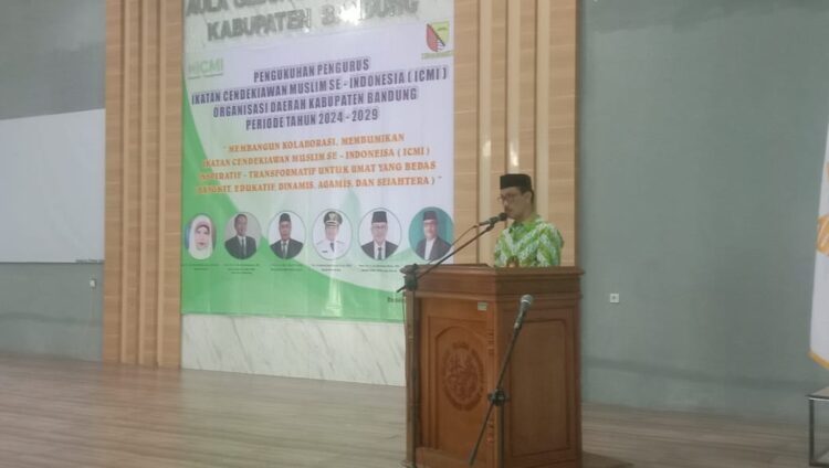 Drs H. Dah Saepullah Resmi Dilantik Jadi Ketua ORDA Ikatan Cendikiawan Muslim se-Indonesia (ICMI) Kabupaten Bandung Periode 2024-2029