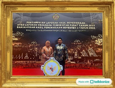 Bupati Bima IDP Menghadiri Penyampaian LHP LKPP