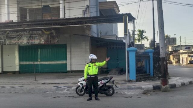 Sat Lantas Polres Sumba Barat Rutin Gelar Gatur Pagi