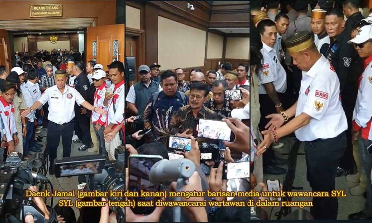 Dituduh Serang dan Intimidasi Wartawan Saat Liputan Putusan SYL, Ini Klarifikasi Daenk Jamal Dituduh Serang dan Intimidasi Wartawan Saat Liputan Putusan SYL, Ini Klarifikasi Daenk Jamal