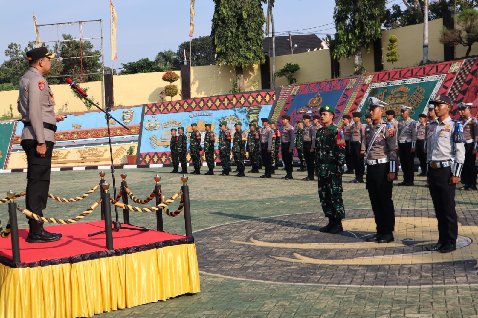 Polres Tanggamus Menggelar Pasukan Operasi Patuh Krakatau 2024