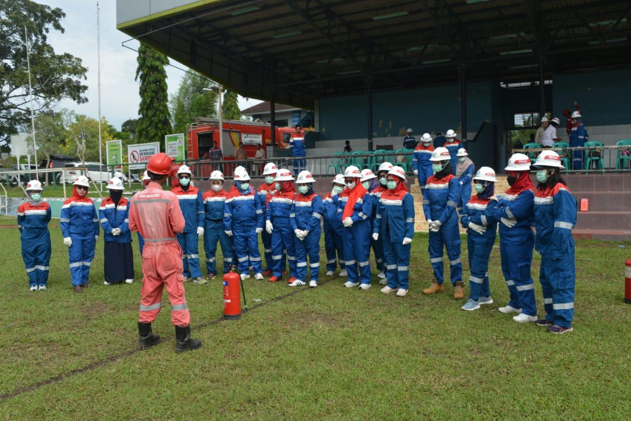 Pertamina EP Prabumulih Field Berikan Sosialisasi dan Simulasi Penanganan Kebakaran ke Persatuan Wanita Patra Zona 4