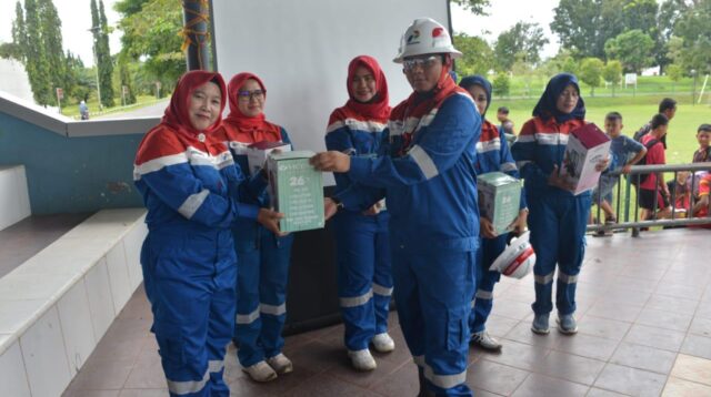 Pertamina EP Prabumulih Field Berikan Sosialisasi dan Simulasi Penanganan Kebakaran ke Persatuan Wanita Patra Zona 4