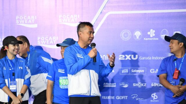 Pocari weat Run Indonesia 2024 Bey Machmudin Ikut Berlari 5 Kilometer