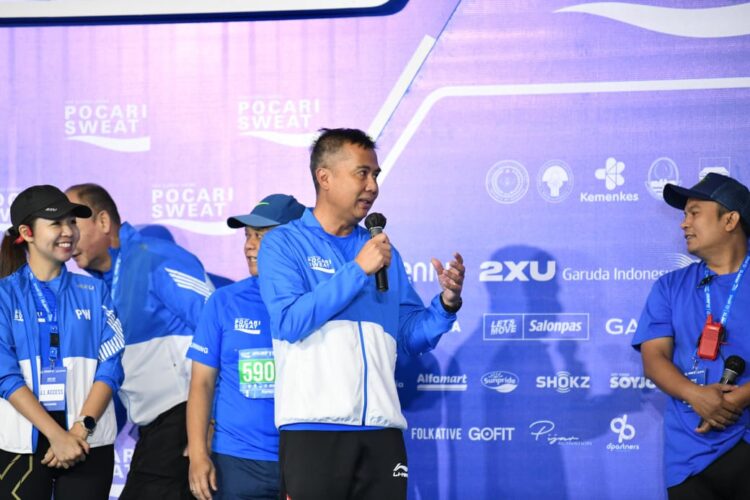 Pocari weat Run Indonesia 2024 Bey Machmudin Ikut Berlari 5 Kilometer