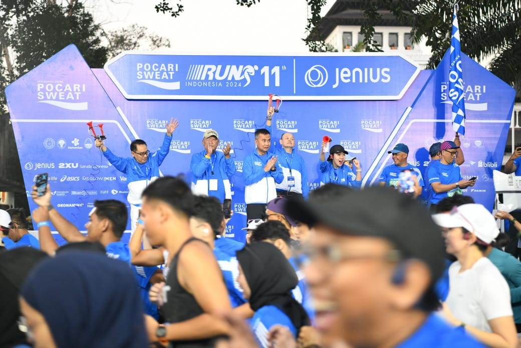 Pocari weat Run Indonesia 2024 Bey Machmudin Ikut Berlari 5 Kilometer